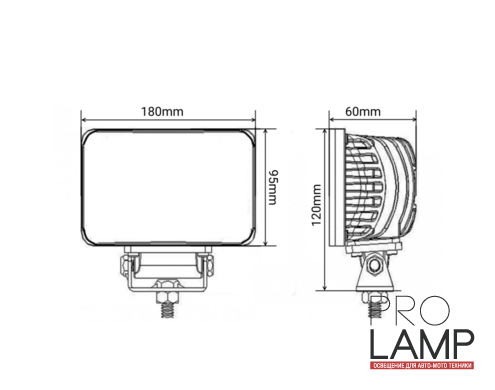 Комплект фар PRL-K-40B